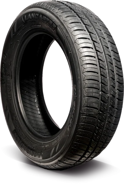 Lancaster LP-16 all-season touring passenger tire on black background